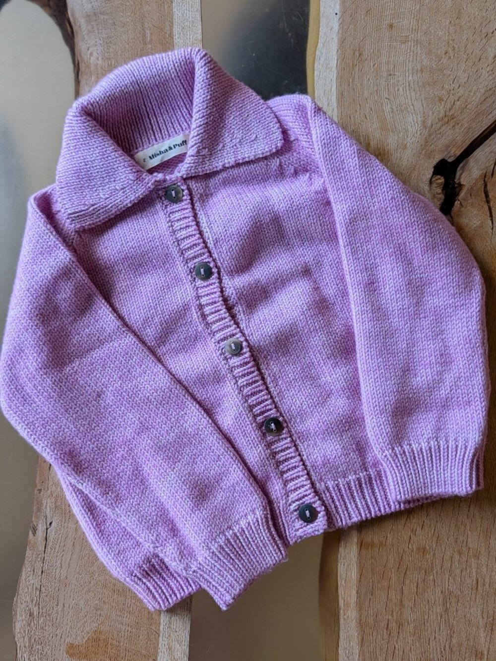 Misha and Puff Bright lilac sweater, never worn 5Y